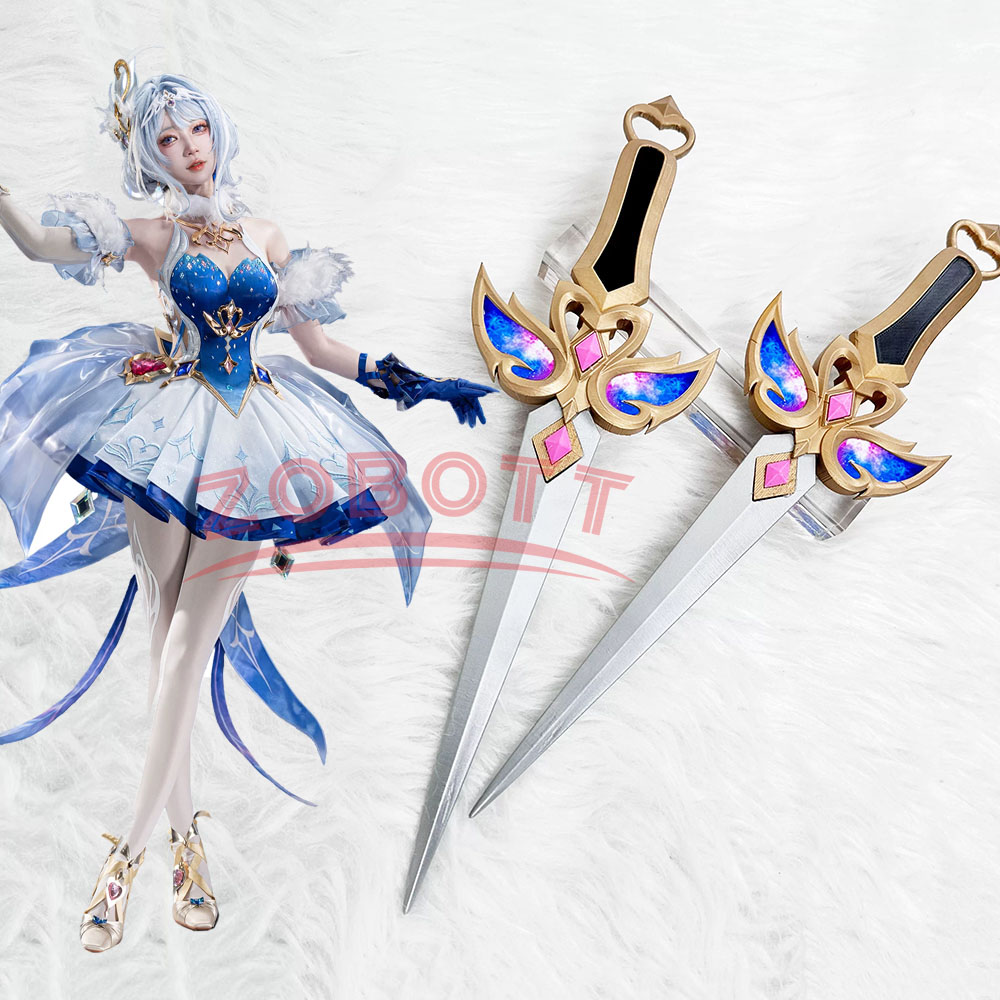 Cosplay Anime Expo - Genshin Impact Odette Cosplay Costume Holding