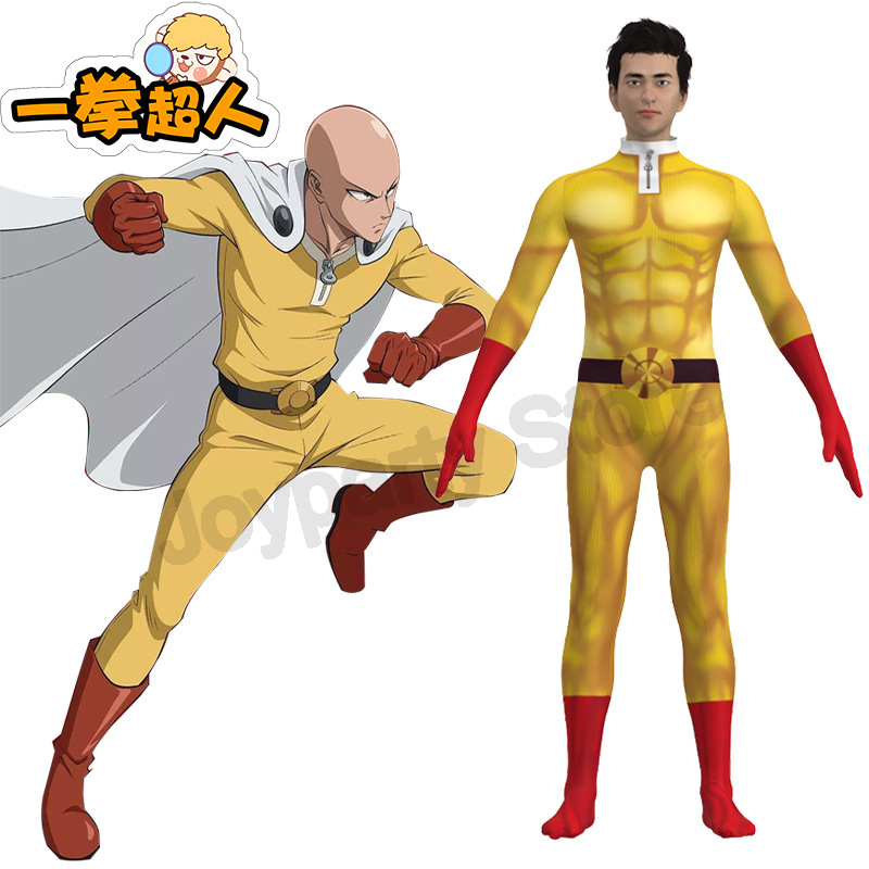 Anime Cosplay One Punch Man - One Punch Man Cosplay Costumes For