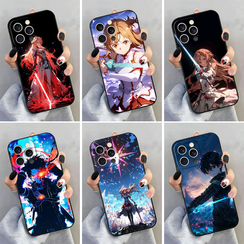 Sword Art Online Cape - Soft Silicone Phone Case for iPhone