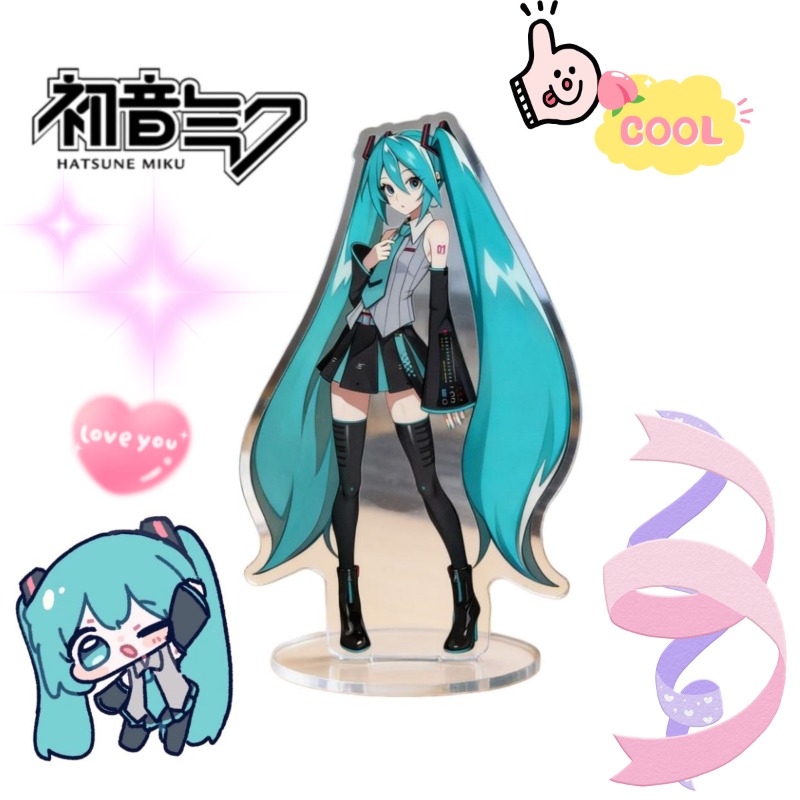Hatsune Miku 10cm Acrylic Stan - Anime Cosplay Of ulasan dan harga