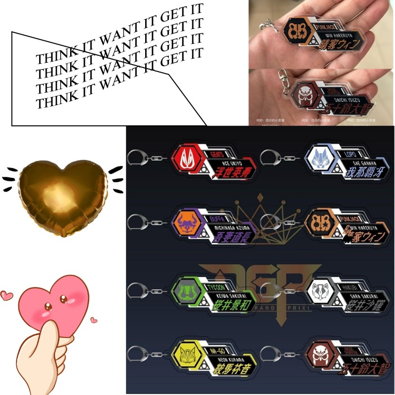 Kamen Rider Geats Acrylic Logo - Anime Cosplay Kamen Rider ulasan dan harga