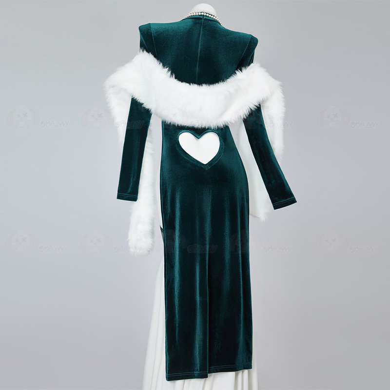 Sexy Velet Furry Cape Dress Wi - Anime Cosplay One Punch Man ulasan dan harga