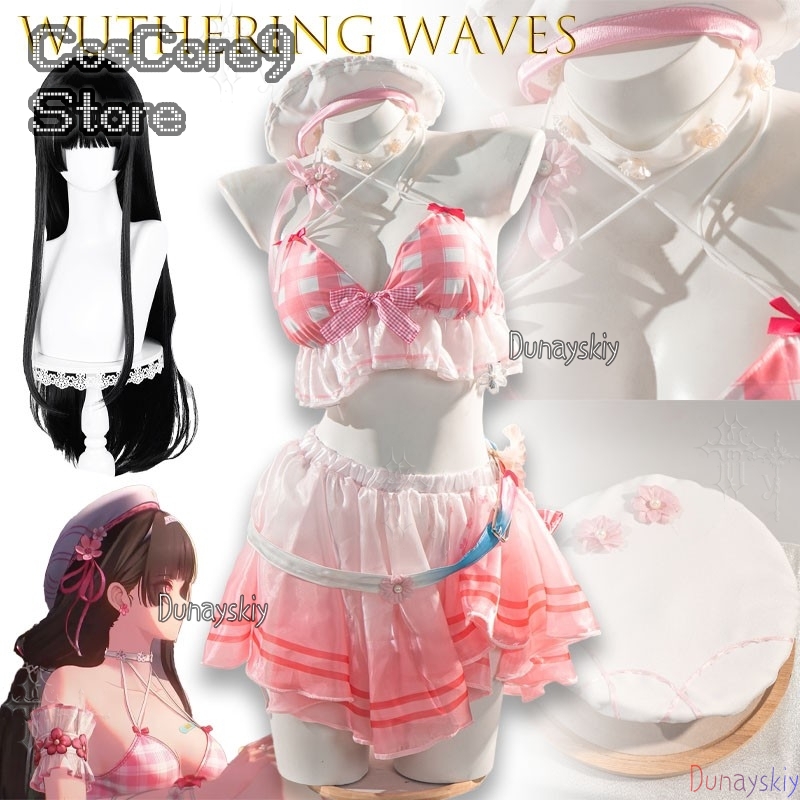Chisaki Summer Beach Swimsuit  - Anime Cosplay Outfits Female ulasan dan harga