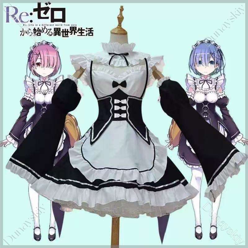 RE0 Rem Ram BJD Fits 100-170cm - Anime Cosplay Rem ulasan dan harga