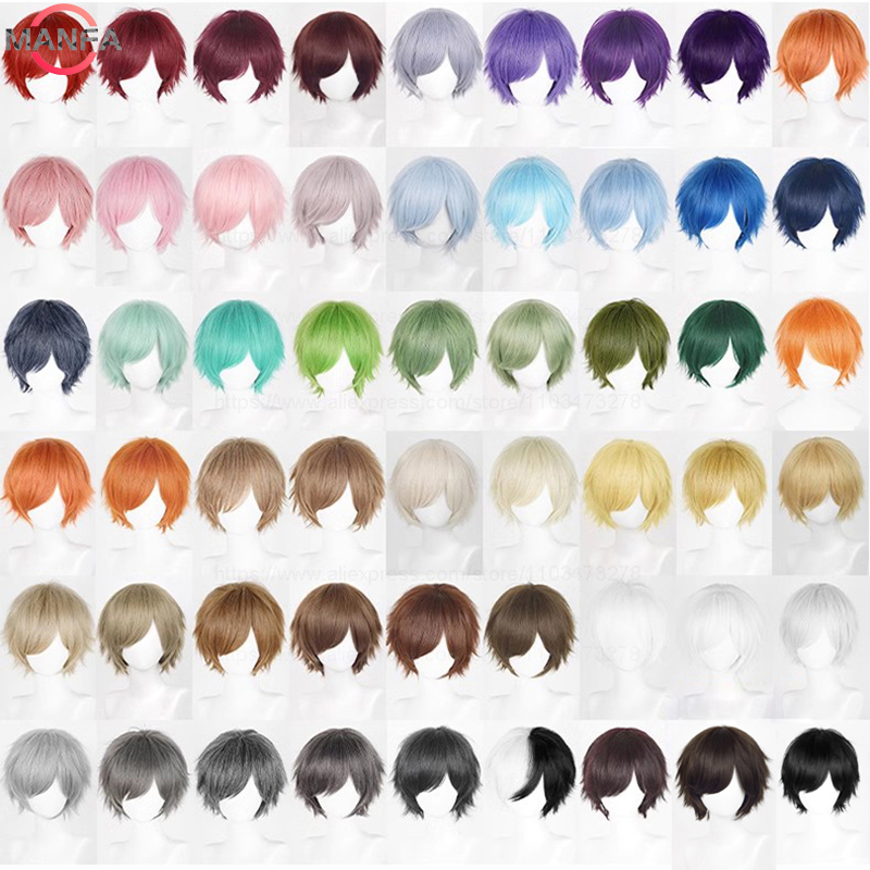 Anime 30cm Short Straight Cosp - Anime Cosplay Duo ulasan dan harga