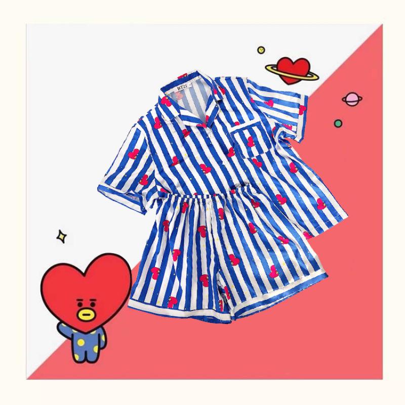 Anime Cartoon Bts Women's Paja - Anime Cosplay Duo ulasan dan harga