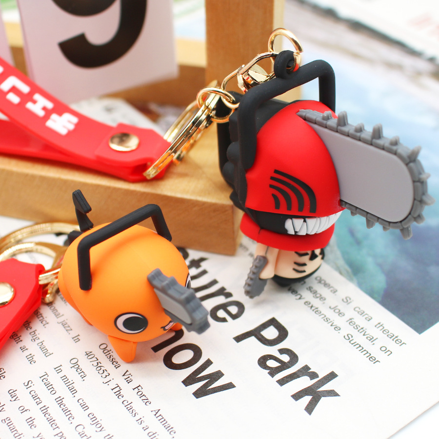 !!Chainsaw Man Keychains Carto - Chainsaw Man Cosplay ulasan dan harga
