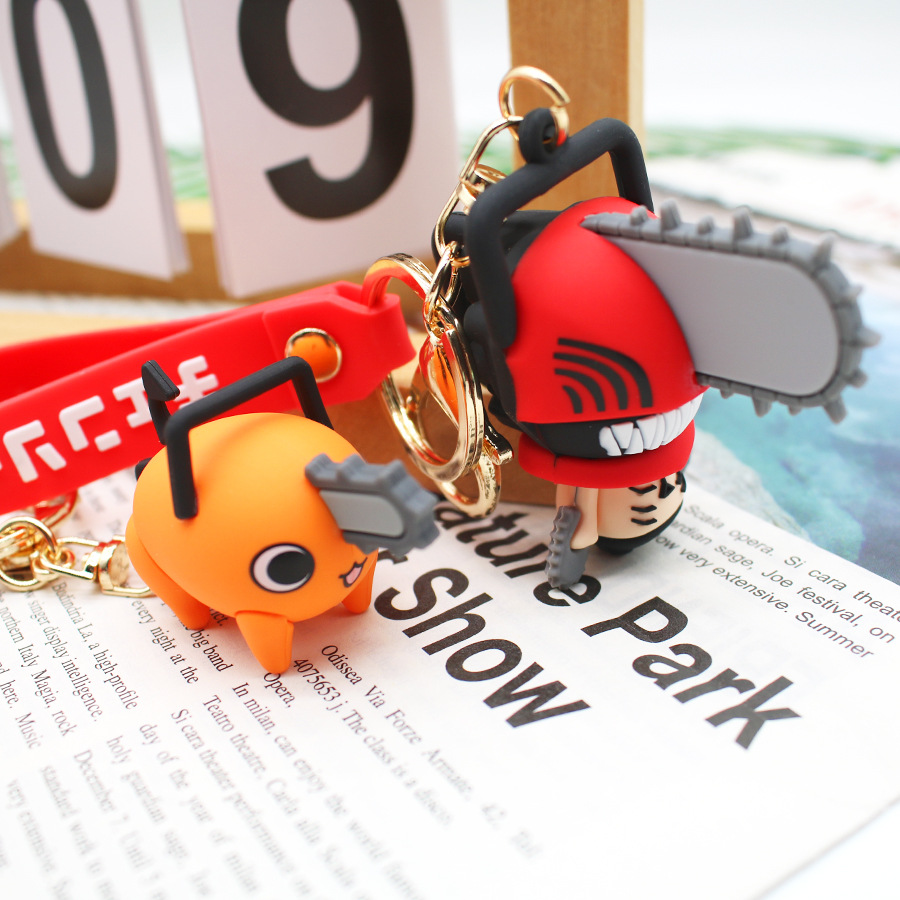 !!Chainsaw Man Keychains Carto - Chainsaw Man Cosplay ulasan dan harga