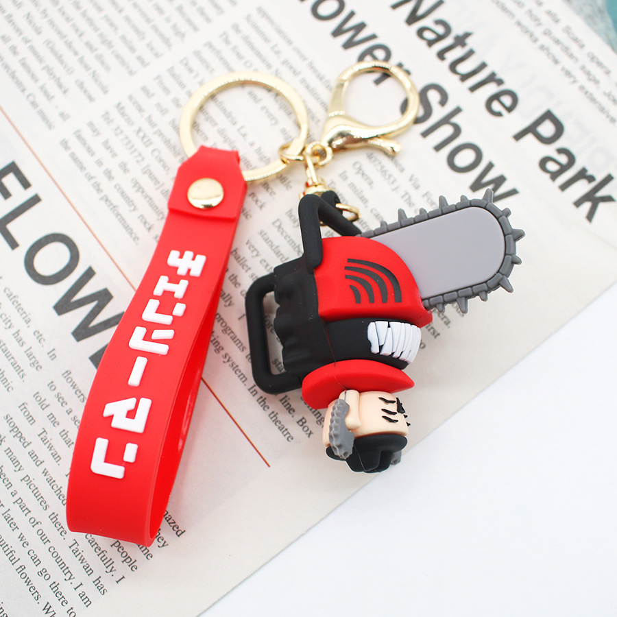 !!Chainsaw Man Keychains Carto - Chainsaw Man Cosplay ulasan dan harga