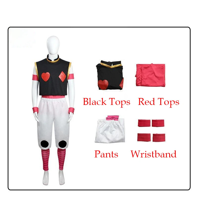 Anime X HUNTER Hisoka Costume  - Hunter X Hunter Uniform ulasan dan harga