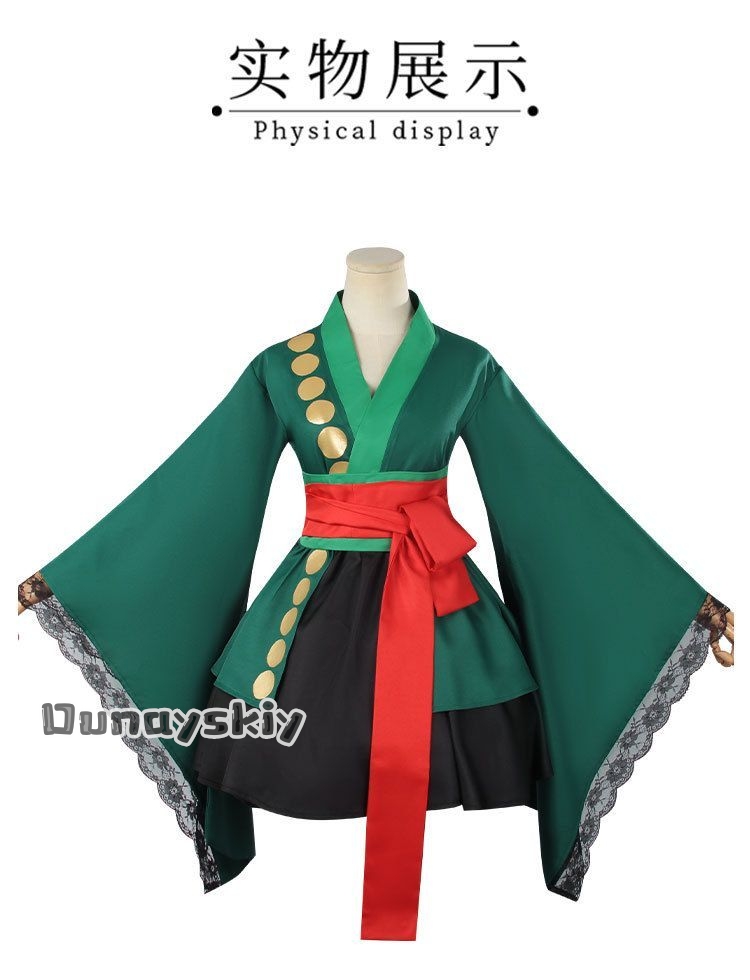Anime Roronoa Zoro Cosplay Cos - Anime Zoro Cosplay Female ulasan dan harga