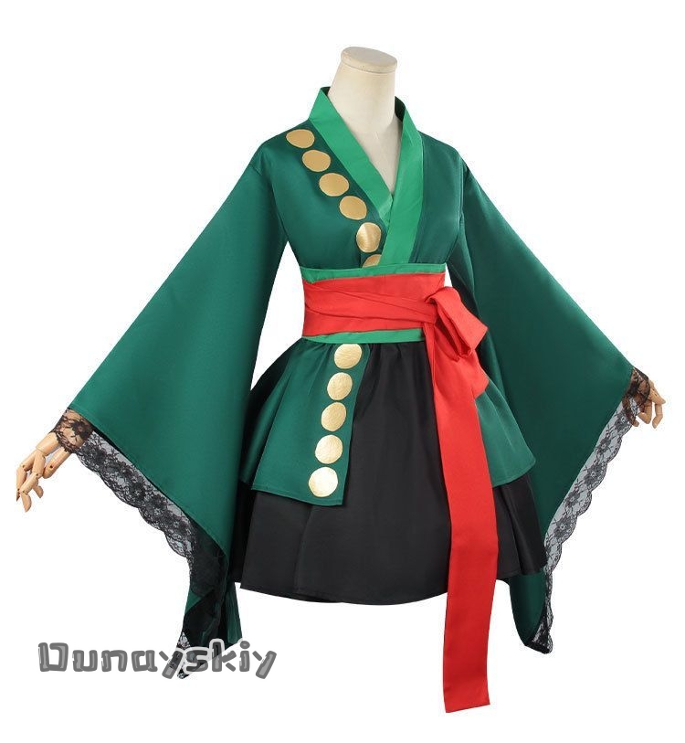 Anime Roronoa Zoro Cosplay Cos - Anime Zoro Cosplay Female ulasan dan harga
