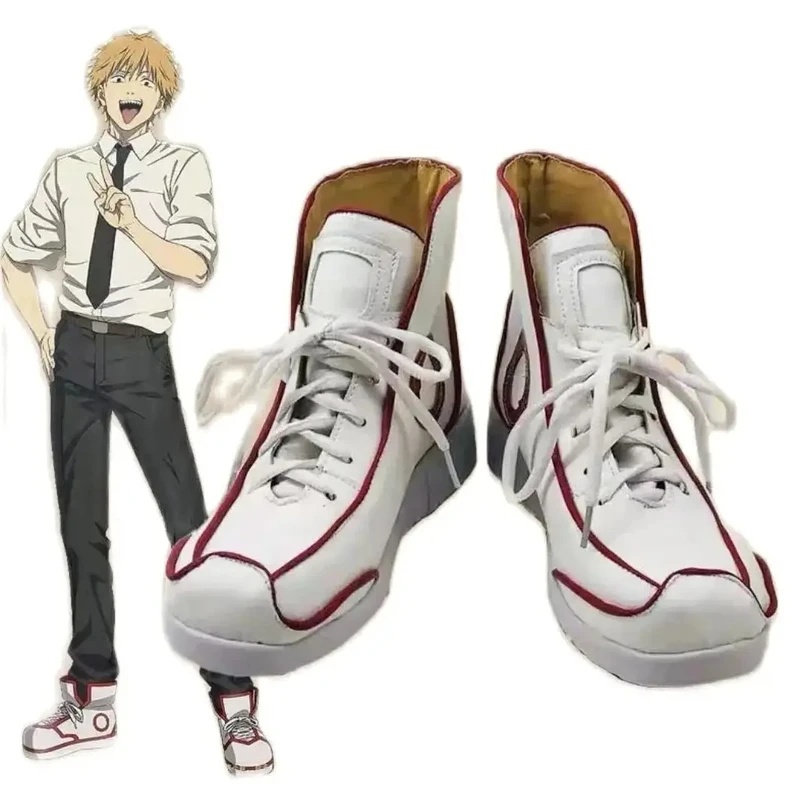 U5GG Cos White Sneaker Boots C - Chainsaw Man Cosplay ulasan dan harga