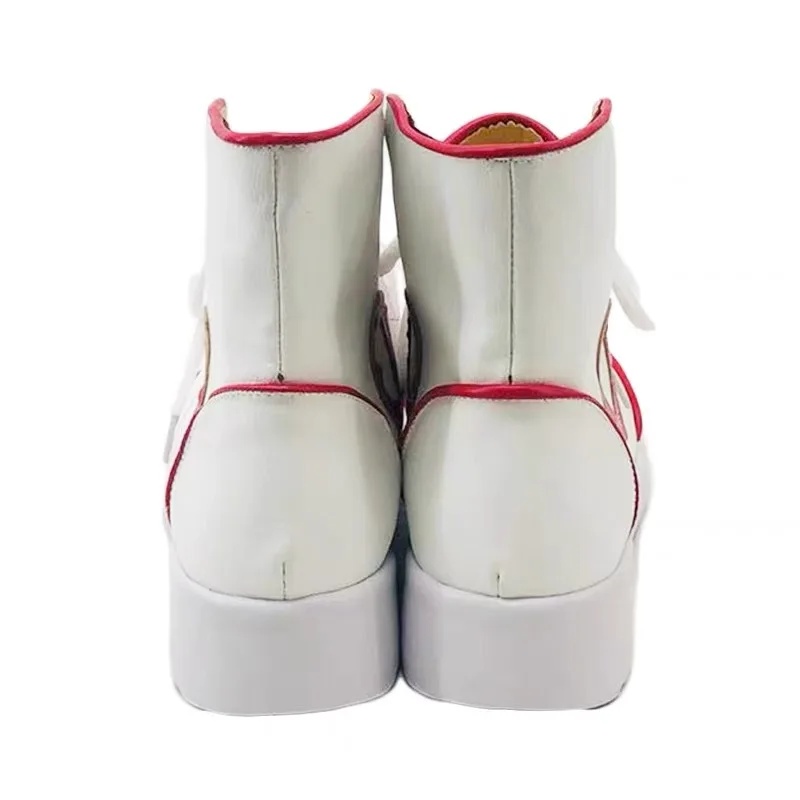 U5GG Cos White Sneaker Boots C - Chainsaw Man Cosplay ulasan dan harga