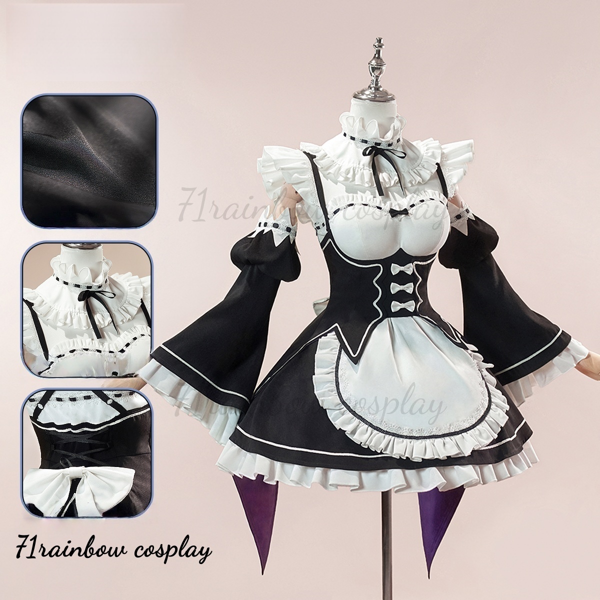 Re:Life in a different world f - Anime Cosplay Rem ulasan dan harga