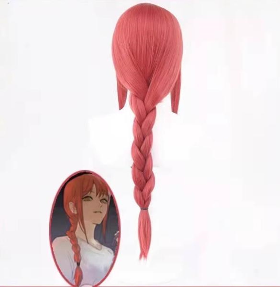 Makima Wig Cosplay Women  Anim - Anime Cosplay Duo ulasan dan harga