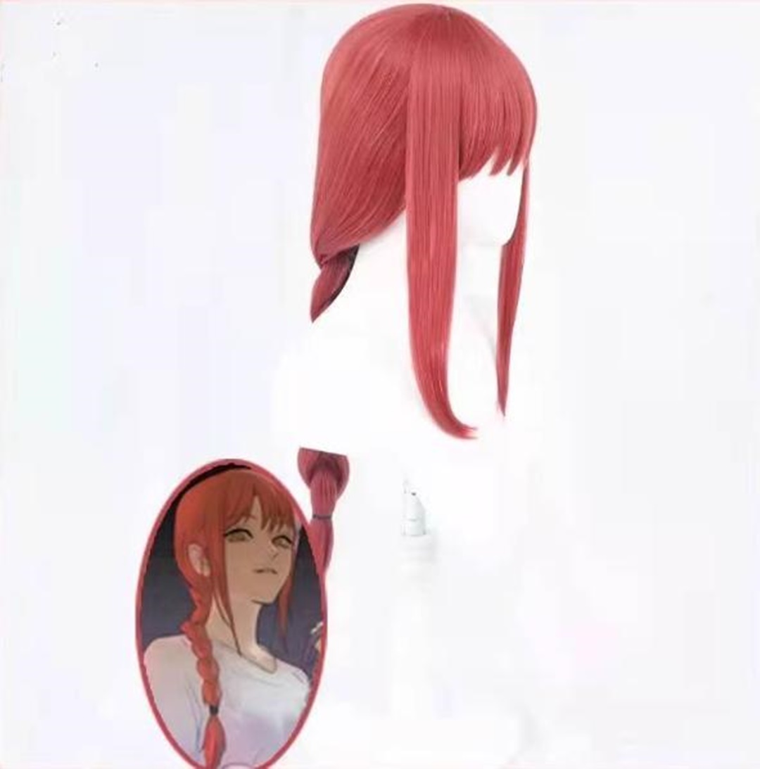Makima Wig Cosplay Women  Anim - Anime Cosplay Duo ulasan dan harga