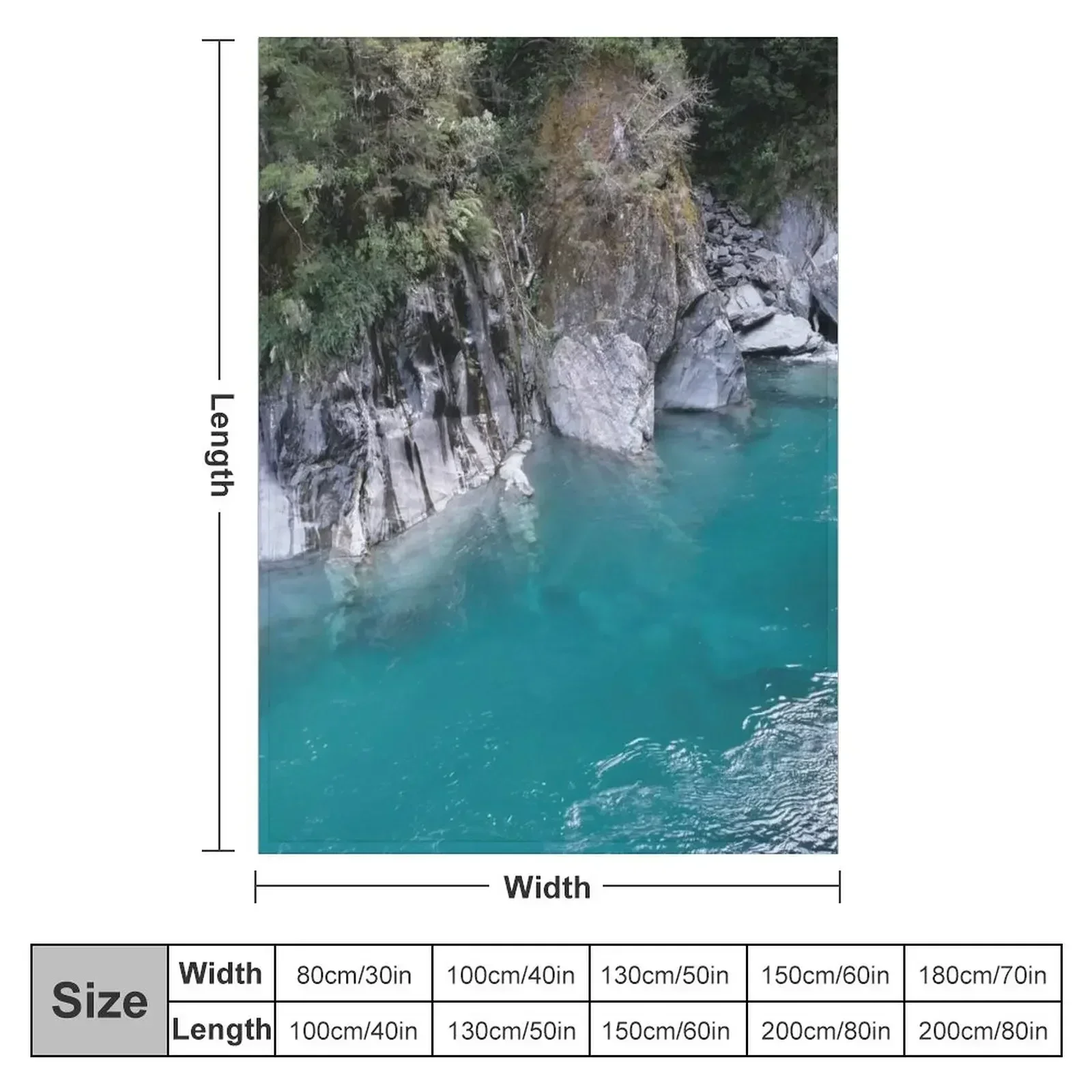 New Zealand blue pools Throw B - Anime Cosplay New Zealand ulasan dan harga