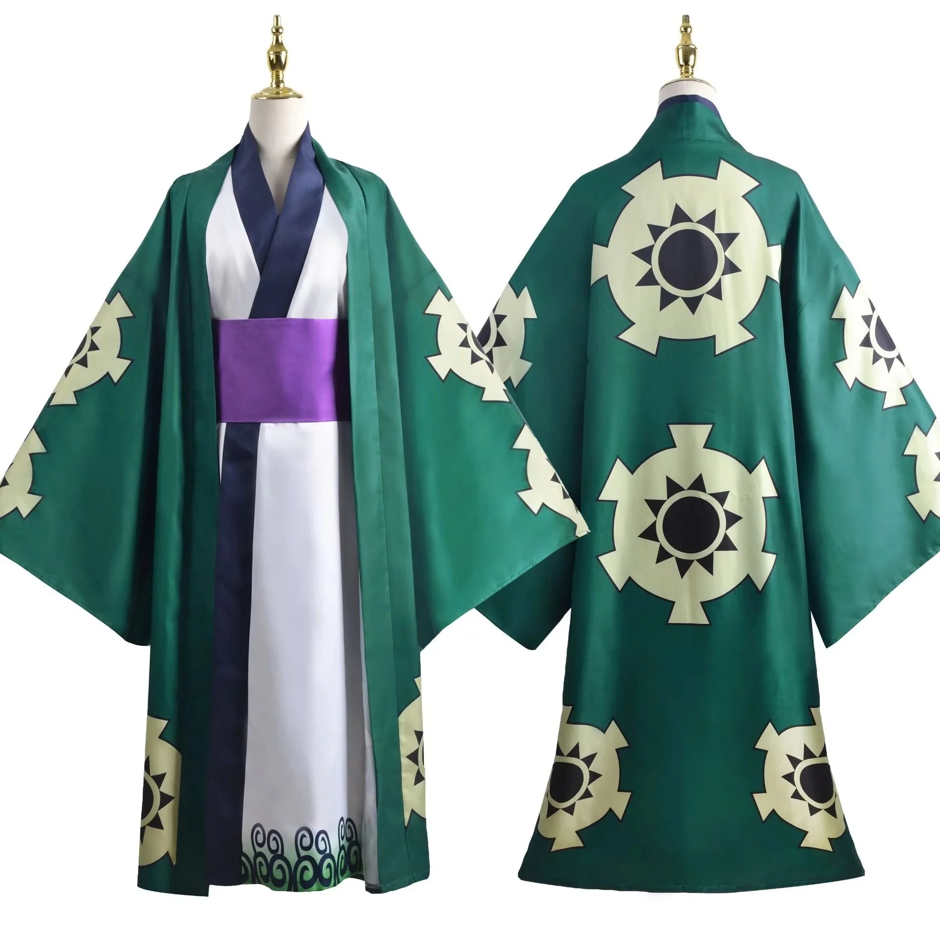 Green Roronoa Zoro Kimono Cosp - Cosplay Anime Zoro ulasan dan harga