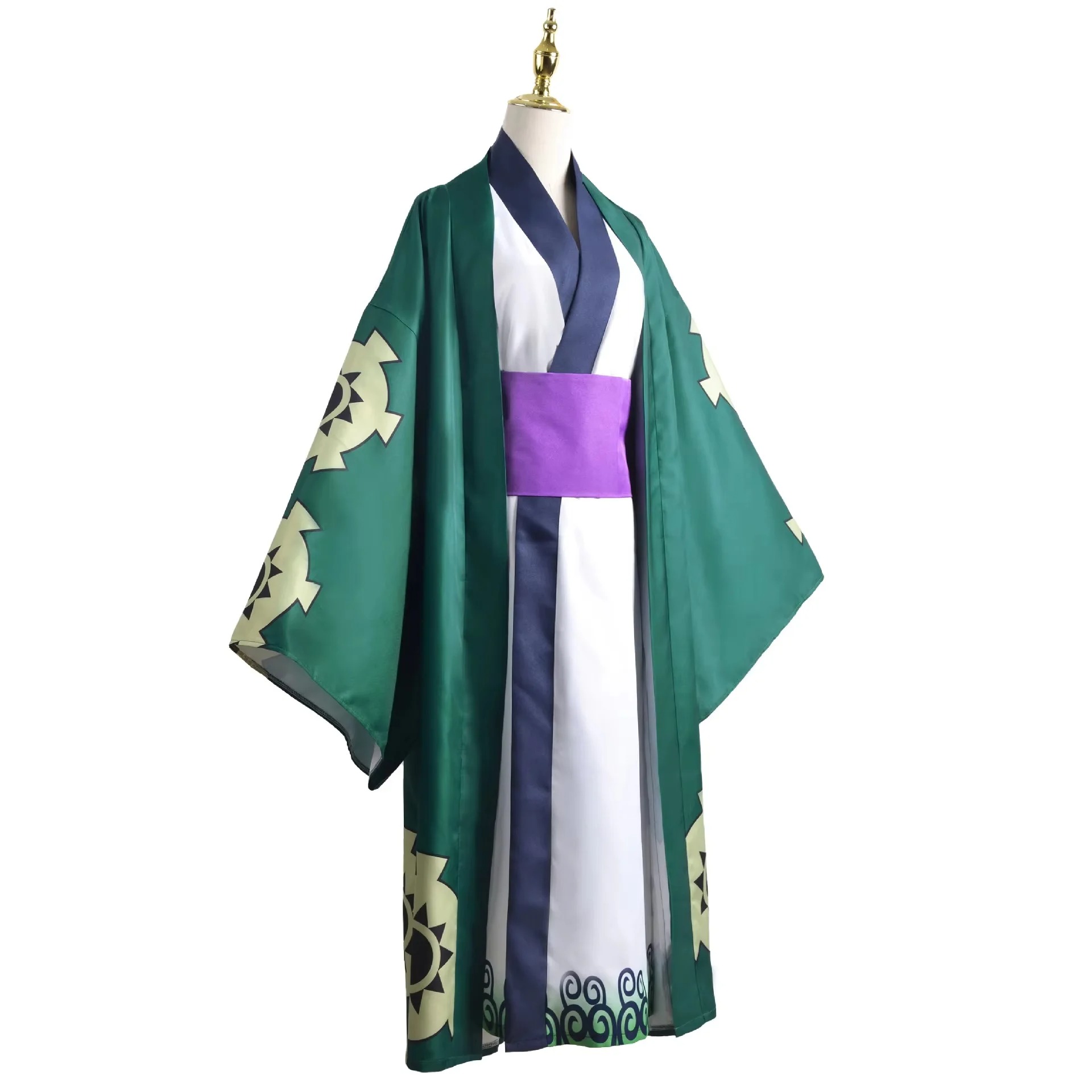 Green Roronoa Zoro Kimono Cosp - Cosplay Anime Zoro ulasan dan harga
