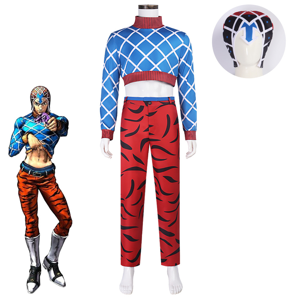 Anime JoJo Guido Mista Cosplay - Cosplay Anime Jojo ulasan dan harga