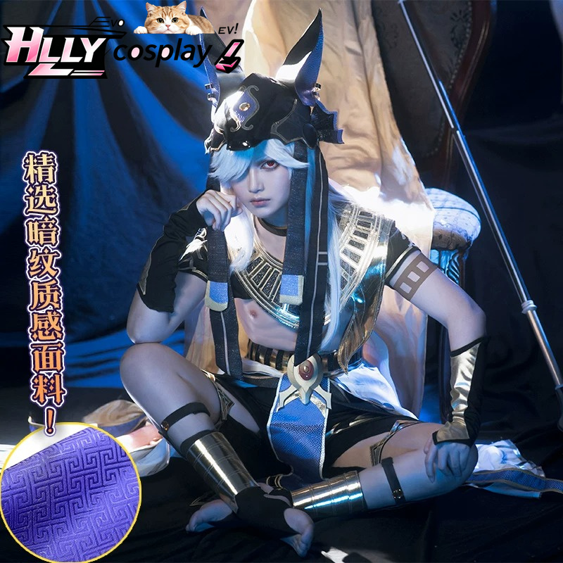 Genshin Impact Cyno Cosplay Co - Anime Cosplay Outfits Female ulasan dan harga