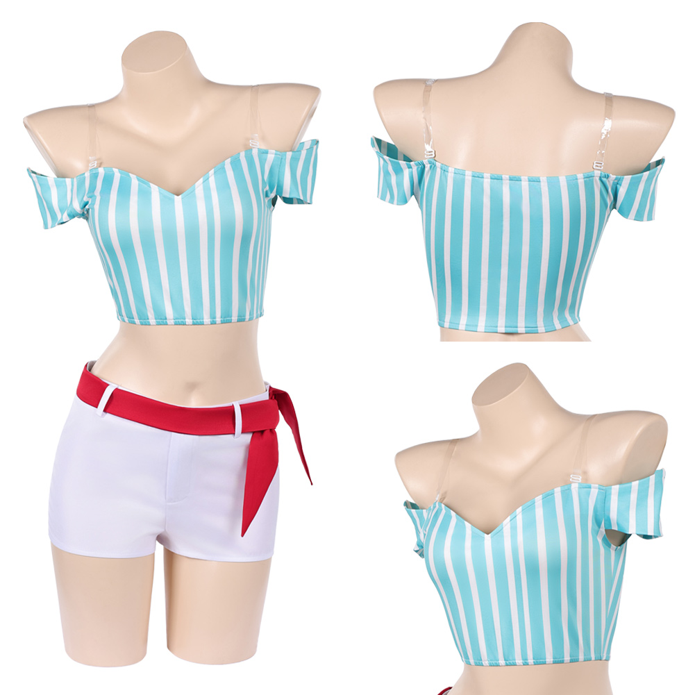 Anime Pirate Cosplay Nami Top  - Anime Cosplay Outfits Female ulasan dan harga