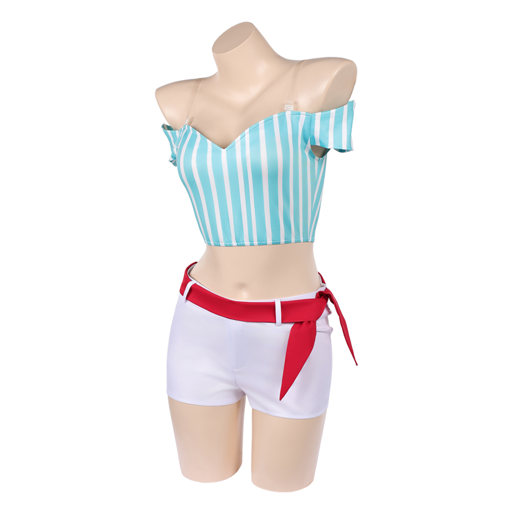 Anime Pirate Cosplay Nami Top  - Anime Cosplay Outfits Female ulasan dan harga