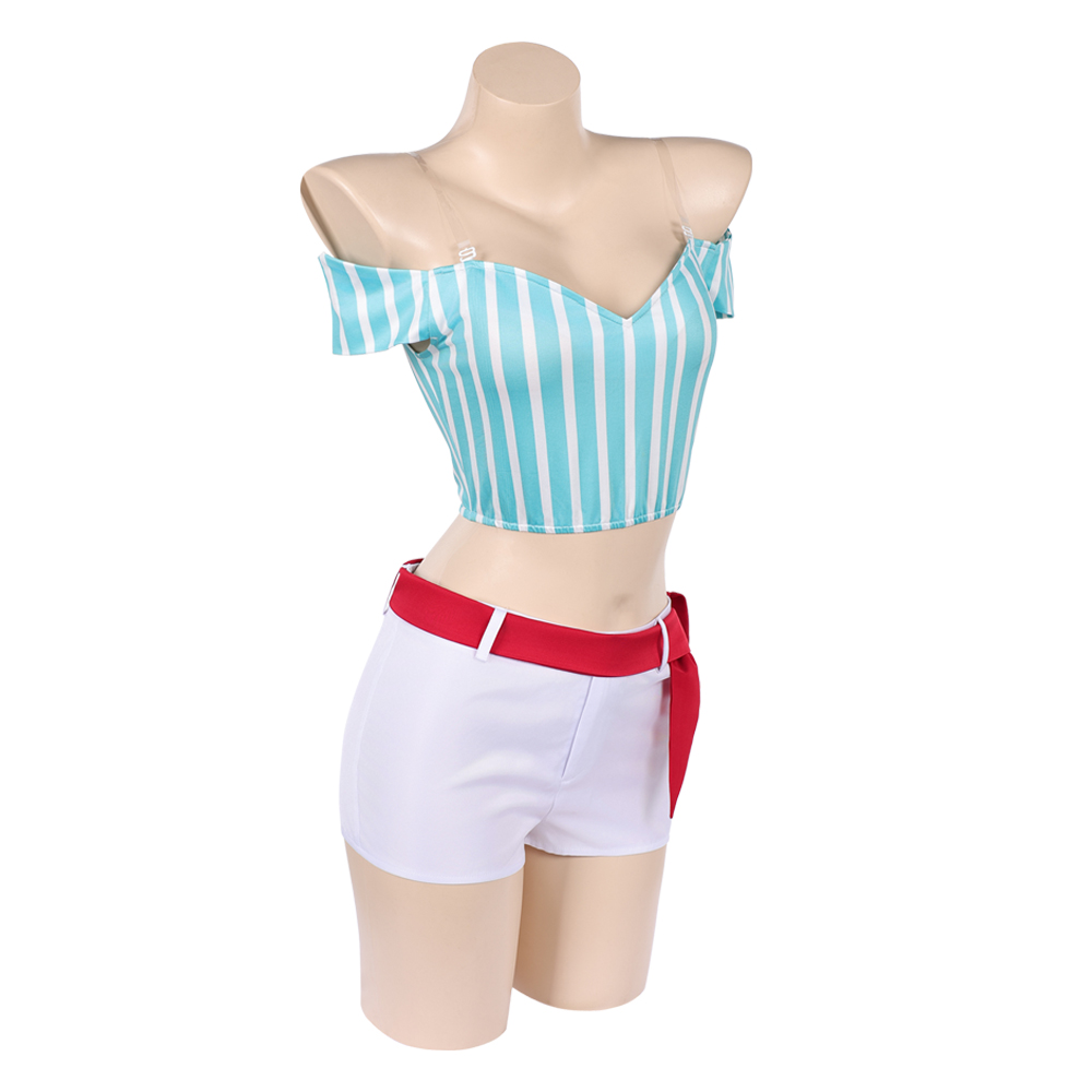 Anime Pirate Cosplay Nami Top  - Anime Cosplay Outfits Female ulasan dan harga
